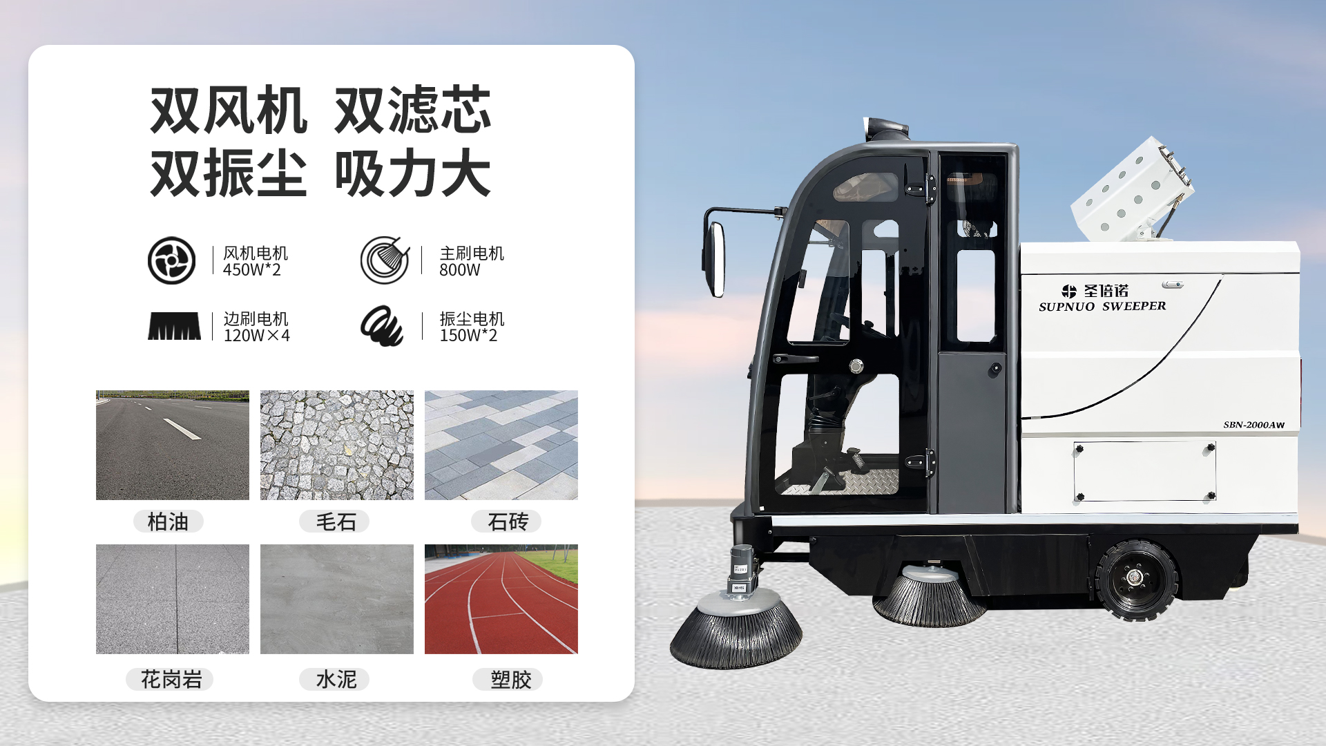 绍兴电动扫地车在机场清洁中的应用